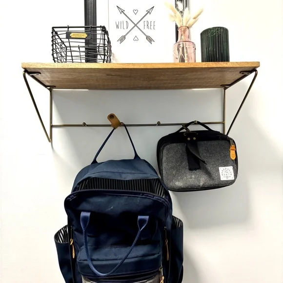 Chic Navy and Gray Baby Bag Set - Picture 1 of 6